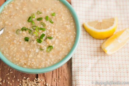 Lemon Ginger Oat Porridge Foodie Extra Vaganz - Recipe