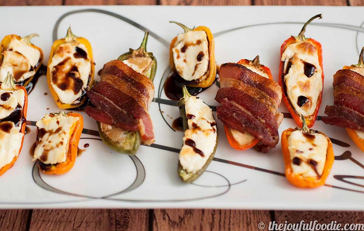 Cheese Stuffed Peppers with Maple Balsamic -Recipe